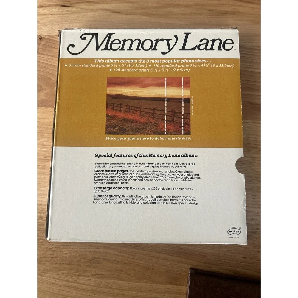 2 Vintage Holson Memory Lane Photo Album Holds Up To  Photos 200 Photos Each